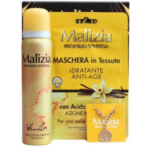 MALIZIA Vanilla Zestaw Prezentowy Dezodorant+Maseczka
