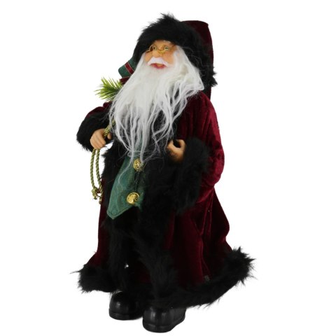 ARCA MIKOŁAJ BORDOWY Stojący 30cm Figurka Świąteczna Ozdoba