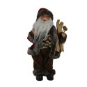 ARCA MIKOŁAJ NARTY Stojący 30cm Figurka Świąteczna Ozdoba