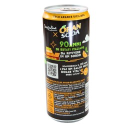 ORANSODA Włoski Napój Gazowany Pomarańcza Puszka 330ml