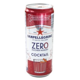 SAN PELLEGRINO Cocktail Włoski Napój Gazowany Puszka BEZ CUKRU 330ml