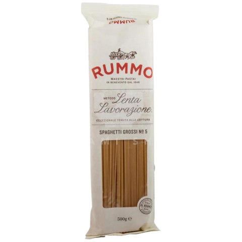 Zestaw RUMMO Spaghetti n.5 włoski makaron grossi 500g x 5szt. Zestaw RUMMO Spaghetti n.5 włoski makaron grossi 500g x 5szt.