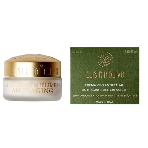ERBARIO TOSCANO Krem ANTI-AGING 24h z Ekologiczną Oliwą z Oliwek 50ml