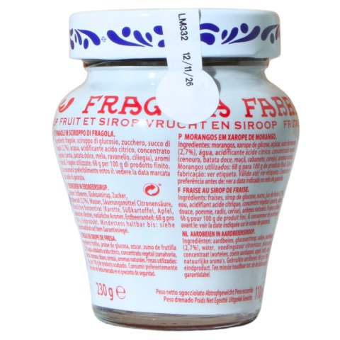 FABBRI AMARENA Truskawki w Syropie 230g Włochy