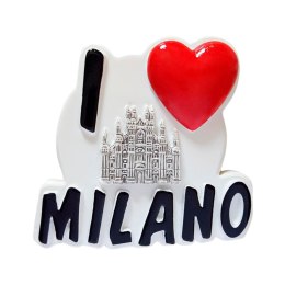 MAGNES miniatura I LOVE MILANO replika 7,5X5cm Włochy Italia
