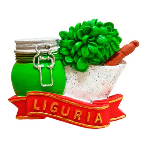 MAGNES miniatura LIGURIA PESTO replika 7X5cm Włochy Italia