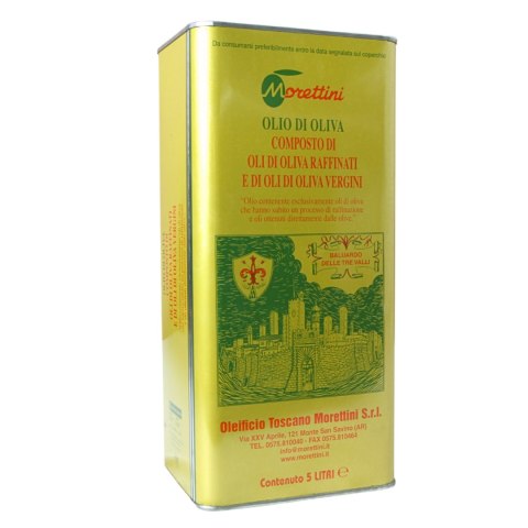 MORETTINI Oliwa Z Oliwek Rafinowana Puszka 5L Włochy Toskania