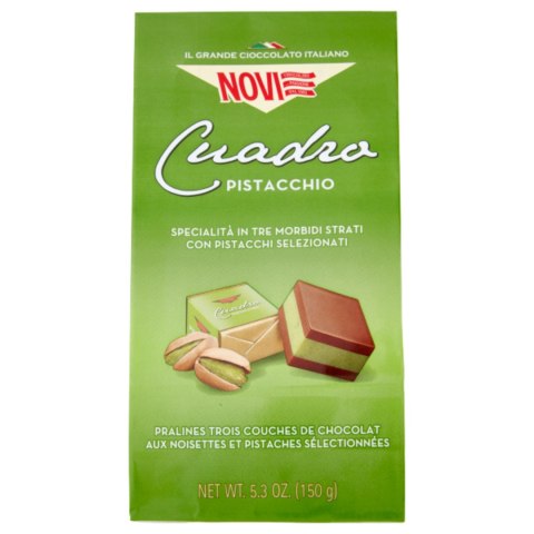 NOVI CUADRO Pistacchio Włoskie Czekoladki 150g