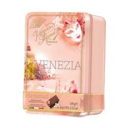 VERGANI VENEZIA Praliny Mleczne Nadziewane Kremem Orzechowym i Nugatem 100g