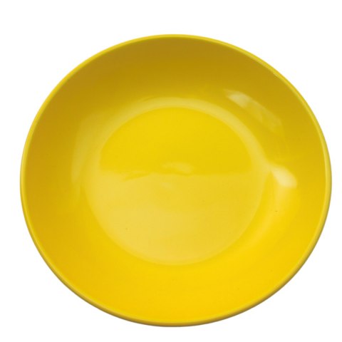 Zestaw obiadowy 18szt. talerze porcelana Bianca żółty serwis dla 6 osób