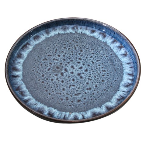 Zestaw obiadowy 18szt. talerze porcelana Reactive Granatowy serwis dla 6 os