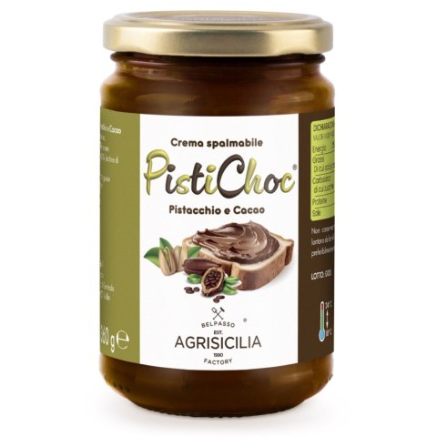 AGRISICILIA PISTICHOC Krem Pistacjowy z Kakao 360g