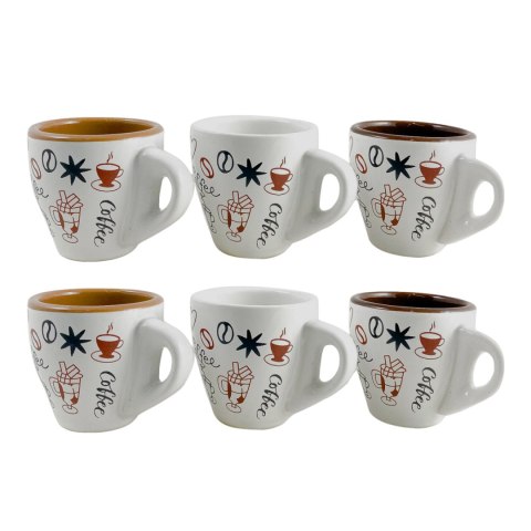 ARCA COFFEE Zestaw Filiżanek Do Kawy Espresso 90ml - 6szt.