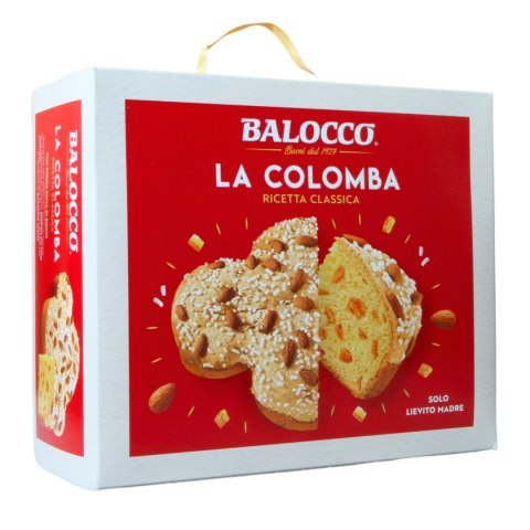 BALOCCO LA COLOMBA CLASSICA Włoskie Ciasto Tort 750g