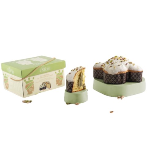 Ciasto I MORI LA COLOMBA włoska babka wielkanocna z Kremem Pistacjowym 900g Ciasto I MORI LA COLOMBA włoska babka wielkanocna z Kremem Pistacjowym 900g
