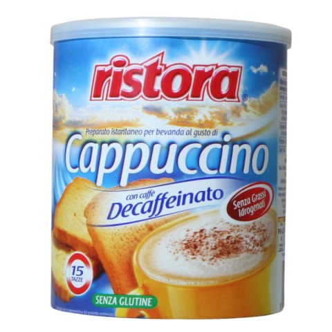 RISTORA CAPPUCCINO Bez Kofeiny Włoskie w Puszce Bez Glutenu 250g