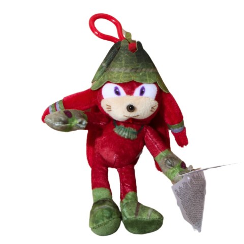 SONIC BRELOCZEK Pluszowa Zawieszka KNUCKLES 13cm