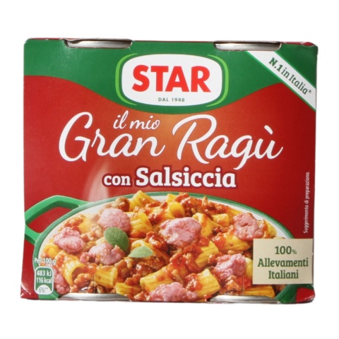 STAR GRAN RAGU Sos do Makaronu z Kiełbasą 2x180g