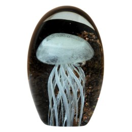 SZKLANA DEKORACJA Czarna + Meduza Biała 12cm