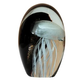 SZKLANA DEKORACJA Czarna + Meduza Biała 12cm