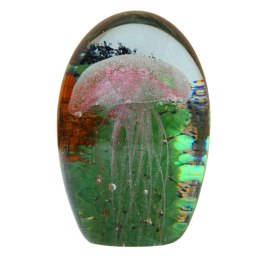 SZKLANA DEKORACJA Dwukolorowa + Meduza 11cm