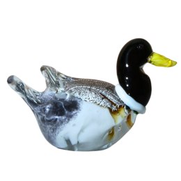 SZKLANA DEKORACJA Kaczka 12 cm Typu MURANO
