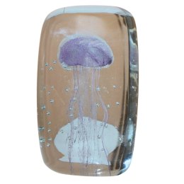 SZKLANA DEKORACJA + Meduza Fioletowa 13cm