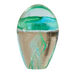 SZKLANA DEKORACJA Meduza Zielona 7cm