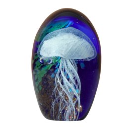 SZKLANA DEKORACJA Niebieska + Meduza 11cm