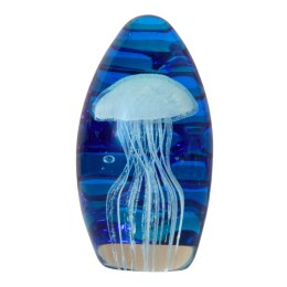 SZKLANA DEKORACJA Niebieska + Meduza 15cm