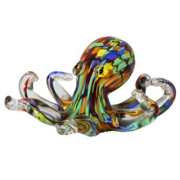 SZKLANA DEKORACJA Ośmiornica Wielobarwna 23cm Typu MURANO