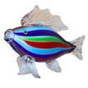 SZKLANA DEKORACJA Ryba Kolorowa 26cm