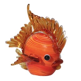 SZKLANA DEKORACJA Ryba Pomarańczowa 21cm Typu MURANO