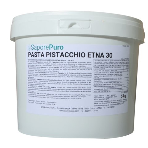 SaporePuro Krem Pistacjowy 100% Etna 30 Włochy 5kg SaporePuro Krem Pistacjowy 100% Etna 30 Włochy 5kg