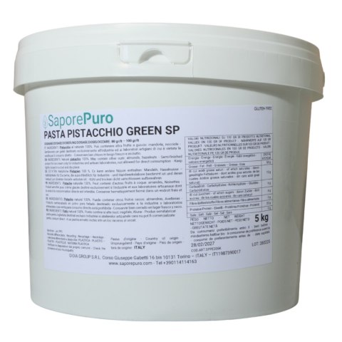 SaporePuro Włoski Krem Pistacjowy 100% 5kg