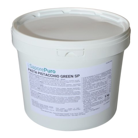SaporePuro Włoski Krem Pistacjowy 100% 5kg SaporePuro Włoski Krem Pistacjowy 100% 5kg