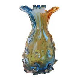 Wazon Szklany Dwukolorowy 29cm Włochy Italy