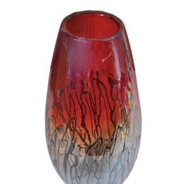 Wazon Szklany Dwukolorowy 45cm Włochy Italy