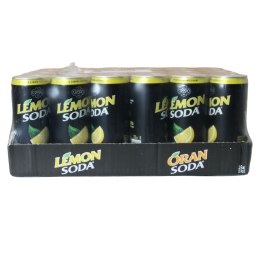 Zestaw LEMONSODA Włoski Napój Gazowany Cytrynowy Puszka 330ml x24 szt.