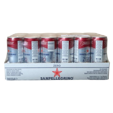 Zestaw SAN PELLEGRINO Cocktail Napój Gazowany BEZ CUKRU 330ml x24 szt.