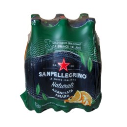 Zestaw SAN PELLEGRINO Włoski Napój Gazowany Gorzka Pomarańcza 1,2L x6 szt.