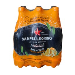 Zestaw SAN PELLEGRINO Włoski Napój Gazowany Pomarańczowy 1,2L x6 szt.